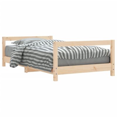 vidaXL Estructura de cama para niños madera maciza de pino 80x160 cm