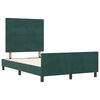vidaXL Cama tipo Box Spring Verde oscuro 120 x 190 cm Terciopelo