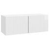 vidaXL Mueble para TV de pared Brillante 78,5 x 31 x 30 cm
