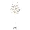 vidaXL &Aacute;rbol de Navidad LED Negro 210 cm Acero 180 LED