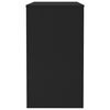 vidaXL Escritorio de madera contrachapada negro 90x40x72 cm