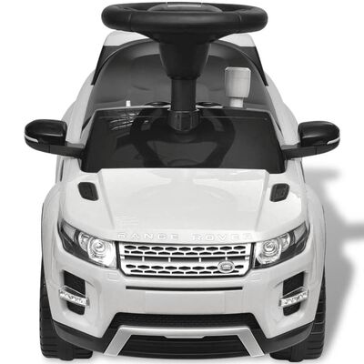 Coche de juguete blanco con música, modelo Land Rover 348