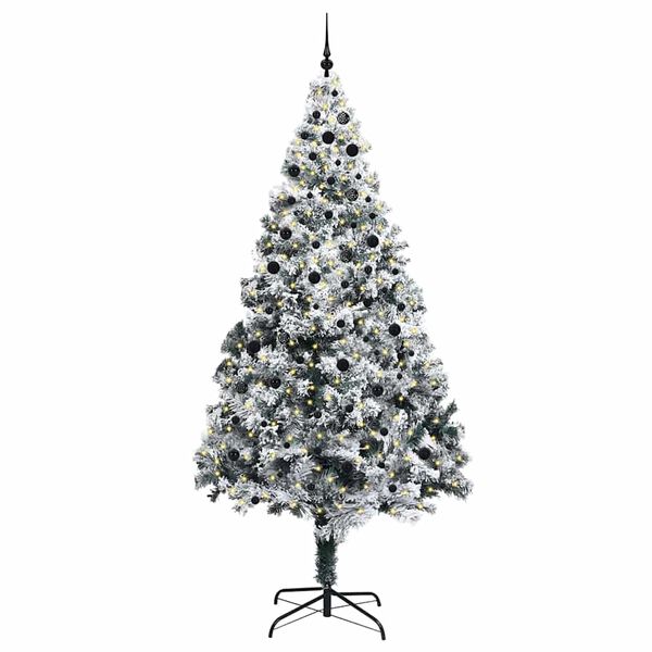 vidaXL &Aacute;rbol de Navidad con 300 LED con soporte Verde 300 cm PVC