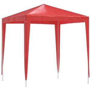 vidaXL Carpa de Fiesta 200 x 200 x 240 cm Rojo PE y acero