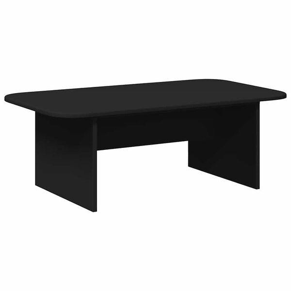 vidaXL Mesa de Caf&eacute; Negro 93 x 53 x 33 cm Madera de ingenier&iacute;a