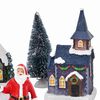 vidaXL Decoración de Mesa Navideña Multicolor Resina