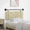 vidaXL Cabecera Colgante Crema 100 cm Cuero sint&eacute;tico