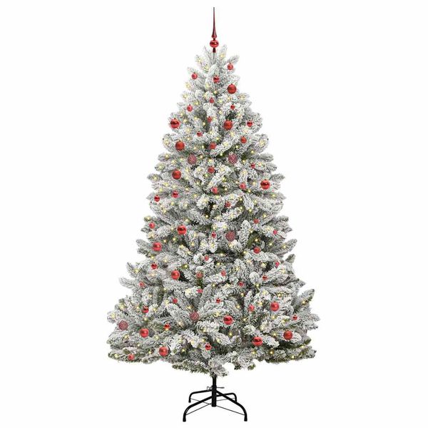vidaXL &Aacute;rbol de Navidad artificial Verde y 210 cm PVC y Metal