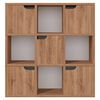 vidaXL Estanter&iacute;a de madera de ingenier&iacute;a marr&oacute;n roble 88,5x27,5x88 cm