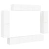 vidaXL Mueble de TV 8 uds. brillante