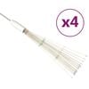vidaXL Luces de petardo de navidad exterior 4 uds multicolor 560 LEDs