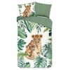 Good Morning Funda de edred&oacute;n infantil JUNGLE 140x200/220cm verde