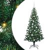 vidaXL &Aacute;rbol de Navidad Artificial Preiluminado Verde 180 cm