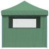 vidaXL Tienda de fiesta plegable Pop-Up con 4 paredes laterales verde
