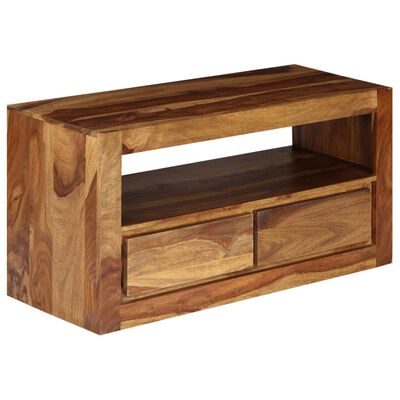 vidaXL Mueble para TV de madera maciza de Sheesham 80x30x40 cm