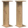 vidaXL Soporte de plantas Roble Artesanal 25 x 25,5 x 80,5 cm