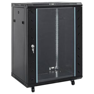 vidaXL Armario de red 15U con patas giratorias, 19", IP20, 60 x 45 x 86 cm