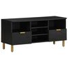 vidaXL Mueble de TV madera de ingenier&iacute;a negro 100x33x46 cm