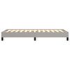 vidaXL Estructura de cama sin colchón tela gris claro 90x190 cm