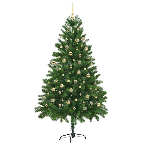 vidaXL &Aacute;rbol de Navidad con 300 LED con soporte Verde 210 cm PE