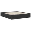 vidaXL Estructura de cama Negro 180 x 200 cm Madera Ingenieril