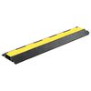 vidaXL Rampas protectoras de cables 2 canales goma 101,5 cm