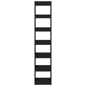 vidaXL Librer&iacute;a Roble Negro 40 x 30 x 198 cm Madera de ingenier&iacute;a