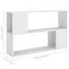 vidaXL Estantería librería madera contrachapada blanco 100x24x63 cm
