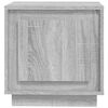 vidaXL Mesita de noche madera contrachapada gris sonoma 44x35x45 cm