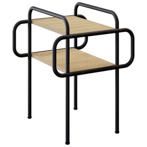 vidaXL Mesa de centro Roble Sonoma 40 x 40 x 51 cm