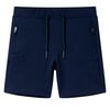 vidaXL Pantal&oacute;n corto infantil azul marino 92