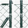 vidaXL Poste de Valla Verde 10 x 0,6 m (malla de 60 x 60 mm)