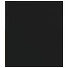 vidaXL Mesitas de noche con luces LED 2 uds negro 60x35x40 cm