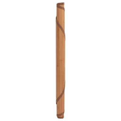 vidaXL Alfombra redonda bambú color natural 60 cm