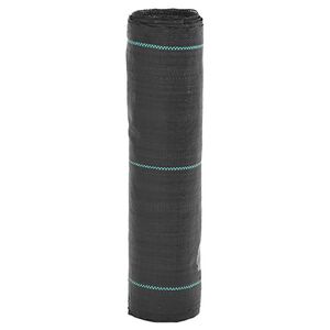 vidaXL Membrana para malezas PP negra 0,5x200 m