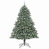 vidaXL &Aacute;rbol de Navidad artificial Verde 240 cm PVC, Pl&aacute;stico y Acero