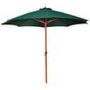 vidaXL Sombrilla verde 258 cm