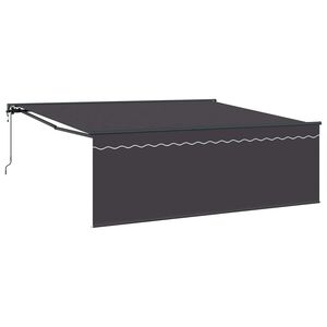 vidaXL Estructura del Toldo Amarillo y blanco 350 x 250 cm