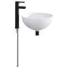 vidaXL Lavabo de ba&ntilde;o Negro Mate 35,5 x 35,5 x 14,5 cm Metal