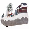 vidaXL Centro de Mesa Navideño Multicolor 23.5 x 16 x 18.5 cm Resina