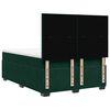 vidaXL Cama box spring con colch&oacute;n terciopelo verde oscuro 140x190 cm
