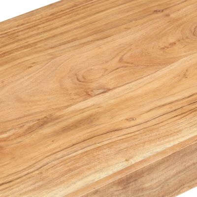 vidaXL Banco de madera de acacia maciza 110x38x46 cm