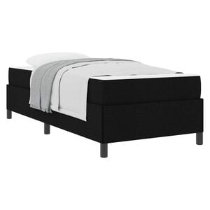 vidaXL Cama tipo Box Spring Negro 80 x 200 cm tela