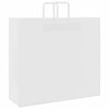 vidaXL Bolsas de papel con asas 50 uds blanca 54x15x49 cm