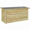 vidaXL Caja de Almacenamiento Marrón 119 x 44.5 x 58 cm
