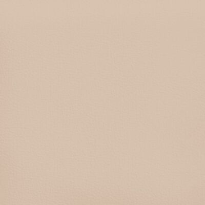 vidaXL Cabecero de cuero sintético color capuchino 183x16x78/88 cm
