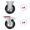 vidaXL Ruedas 8 unidades 160 mm