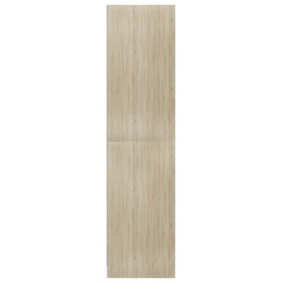 vidaXL Armario de madera contrachapada roble sonoma 100x50x200 cm