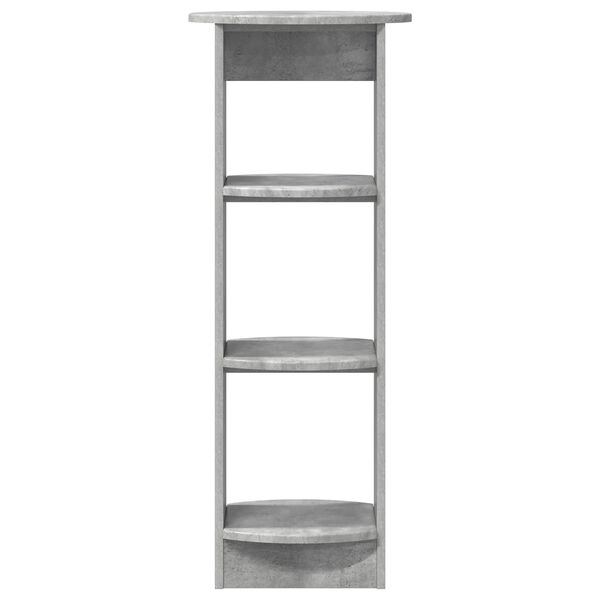 vidaXL Armario auxiliar Gris Concreto 40 x 40 x 100 cm