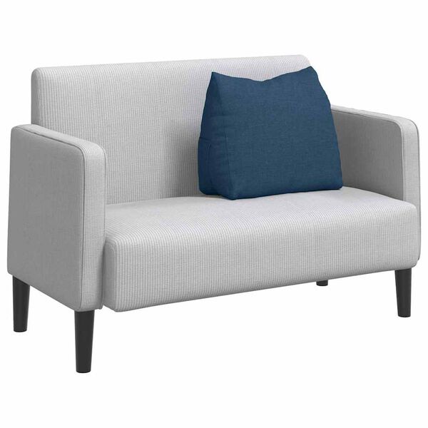 vidaXL Coj&iacute;n de Espalda Azul 60 x 20 x 50 cm tela